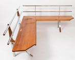 Postmoderne houten hoekbank, jaren 80, Verzenden, Gebruikt, 4 tot 6 stoelen