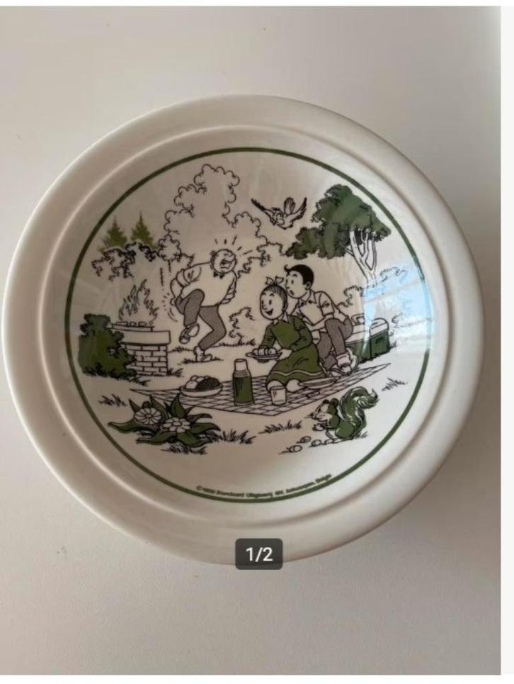 Suske en Wiske Kommetje, Huis en Inrichting, Keuken | Servies, Zo goed als nieuw, Overige typen, Overige stijlen, Glas, Ophalen of Verzenden