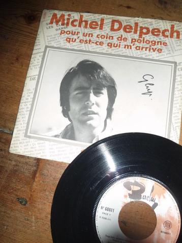 single  MICHEL DELPECH pour un coin de pologne PROMOTION beschikbaar voor biedingen