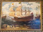 VOC Galjoen Schilderij door J. Botman, Antiek en Kunst, Ophalen