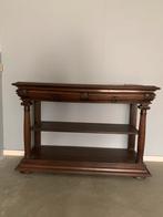 Massief Houten Sidetable, Huis en Inrichting, Kasten | Dressoirs, Ophalen, Gebruikt, Eikenhout, Minder dan 50 cm