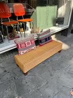 SALE: vintage pitriet salontafel, bijzettafel, bankje, Ophalen, Gebruikt, 100 tot 150 cm, -