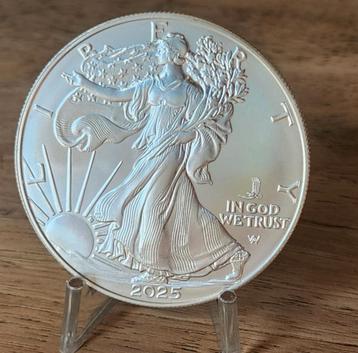 1 oz U.S. Mint zilver America Eagle privy 2025 in capsule beschikbaar voor biedingen