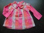 Pumpkin Patch roze geruite blouse / tuniek - maat 80, Meisje, Overhemdje of Bloesje, Ophalen of Verzenden, Zo goed als nieuw