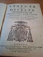 Statuta Synodalia Bisuntinae Dioecesis, 1680, Ophalen of Verzenden, Antonii Petri de Grammont