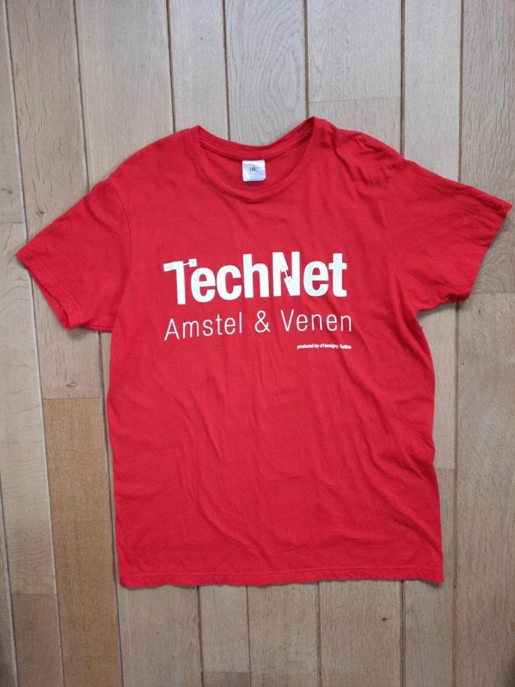 B&C Collection t- shirt rood maat M, Kleding | Heren, T-shirts, Zo goed als nieuw, Rood, Ophalen of Verzenden