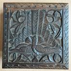 Fraaie houten sigarettendoos, Indonesië, Ophalen of Verzenden, Zo goed als nieuw, Tabaksdoos of Verpakking