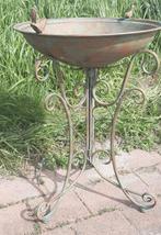 Groot Staand Vogelbad Vogel Voederschaal Smeedijzer Nieuw, Ophalen of Verzenden, Nieuw