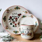 6 Persoons Kerstservies Ita Bella decor Christmas Village, Ophalen of Verzenden, Zo goed als nieuw, Overige stijlen, Porselein