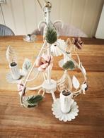 Brocante kroonluchter en wandlampje, Ophalen of Verzenden, Zo goed als nieuw