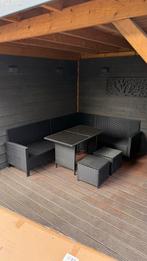 Luxe Wicker Loungeset - Zo Goed Als Nieuw!, Tuin en Terras, Tuinsets en Loungesets, Ophalen, Meer dan 8 zitplaatsen, Zo goed als nieuw