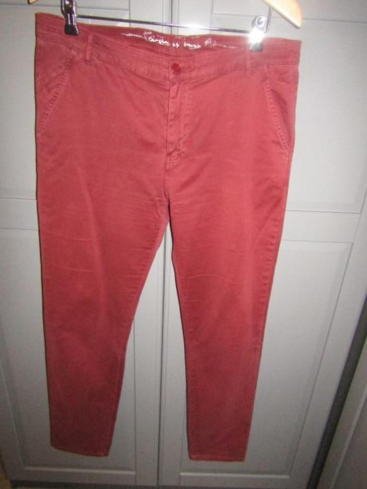 G408 Circle of Trust mt W33 chino broek bordeaux burgundy, Kleding | Dames, Spijkerbroeken en Jeans, Zo goed als nieuw, W33 - W36 (confectie 42/44)