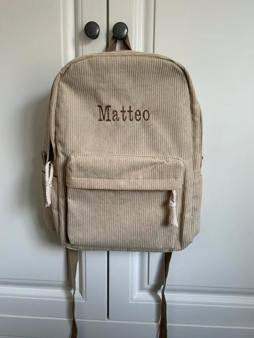 Rugtas met naam, gepersonaliseerd (kraam)cadeau, Kinderen en Baby's, Kraamcadeaus en Geboorteborden, Nieuw, Kraamcadeau, Ophalen of Verzenden