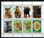 antigua 1994 pf blok wildlife zoogdieren, Ophalen of Verzenden, Postfris, Dier of Natuur