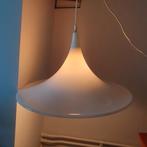 Prachtige grote heksenhoed lamp kunststof retro space age, Ophalen, Kunststof, Gebruikt, Space age