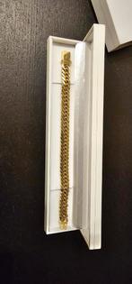 18 karaat massief gouden armband cuban link, Sieraden, Tassen en Uiterlijk, Armbanden, Ophalen of Verzenden, Zo goed als nieuw