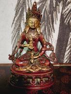 Bronzen Tibetaanse Vajrasattva boeddha, Ophalen of Verzenden, Brons