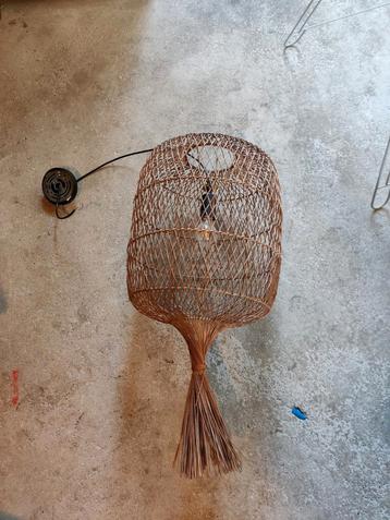 Rieten hanglamp