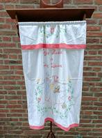 Handdoekrek gordijn geborduurd Eigen Haard is Goud Waard, Ophalen of Verzenden, Gebruikt, Tafelkleed of Tafelzeil