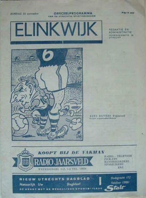 Gezocht: programmaboekjes Elinkwijk 1973 Dik Bruynesteyn, Verzamelen, Sportartikelen en Voetbal, Gebruikt, Ophalen of Verzenden
