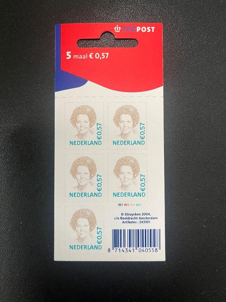 Vel Vaa2244, open hangoog, zeldzaam, CW 400 euro hangkaartje, Postzegels en Munten, Postzegels | Nederland, Postfris, Na 1940