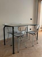 eettafel/dining table, 100 tot 150 cm, Zo goed als nieuw, Rechthoekig, 50 tot 100 cm
