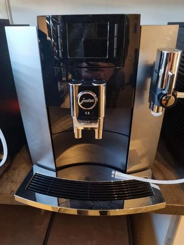 Jura E8 Dark Inox Koffiemachine - Topstaat! beschikbaar voor biedingen