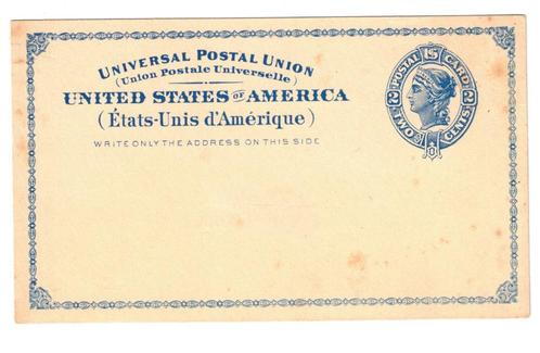 AMERIKA postkaart 2 ct. Ongelopen., Postzegels en Munten, Postzegels | Amerika, Ophalen of Verzenden