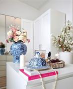 Unieke Eichholtz Chineze vaas XL, Ophalen, Overige kleuren, Glas, Minder dan 50 cm