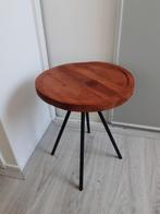 Bijzet tafeltje 5 euro, Ophalen, Minder dan 55 cm, Gebruikt, Rond