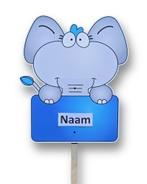 TE KOOP: Kant-en-klare geboorteborden inclusief paal, Ophalen, Nieuw, Geboortebord