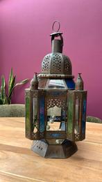 Marokkaanse lamp kandelaar, Huis en Inrichting, Ophalen, 50 tot 75 cm, Zo goed als nieuw, Metaal