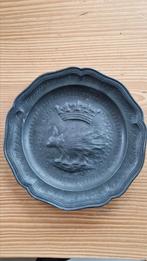 Antiek tinnen bord, Antiek en Kunst, Antiek | Tin, Ophalen of Verzenden