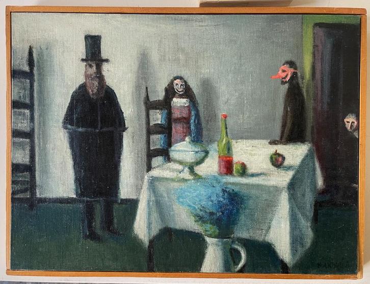 Kees Andrea Schilderij, Antiek en Kunst, Kunst | Schilderijen | Modern, Ophalen