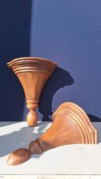 Vintage houten wand consoles, sier plateaus, wandconsoles, Huis en Inrichting, Gebruikt, Vintage, Ophalen of Verzenden, Nvt