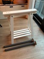 Ikea schraag en adils bureau/tafel poten, Ophalen, In hoogte verstelbaar, Zo goed als nieuw