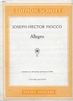 Mu13 bladmuziek voor viool en piano allegro, Muziek en Instrumenten, Klassiek, Ophalen of Verzenden, Zo goed als nieuw, Artiest of Componist