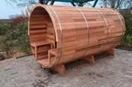 Red Cedar Barrelsauna 2,4m - Nieuw in Doos, Ophalen, Nieuw, Fins of Traditioneel, Complete sauna