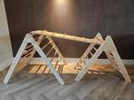 2x Pikler klimdriehoek + Omkeerbare Glijplank én Klimplank., Ophalen of Verzenden, Zo goed als nieuw, Overige typen