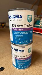 Sigma S2U Nova soft satin traplak, Doe-het-zelf en Verbouw, Verf, Beits en Lak, Zwart, Nieuw, Ophalen of Verzenden, Verf