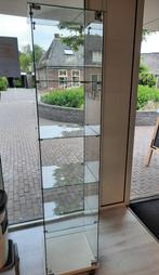 Vitrinekast glas, Huis en Inrichting, Kasten | Vitrinekasten, Ophalen, Minder dan 50 cm, 150 tot 200 cm, 25 tot 50 cm