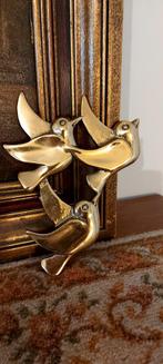 Prachtige! Antieke Messing vliegende vogels ornament, Antiek en Kunst, Ophalen of Verzenden