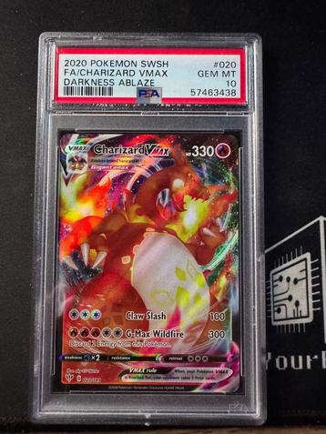PSA10 2020 Charizard #020 Darkness Ablaze / CM Prijs beschikbaar voor biedingen
