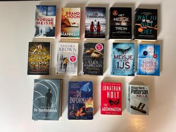 14x thrillers, Internationale Bestsellers (samen of los) beschikbaar voor biedingen