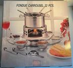 Fondue Carrousel 22-delig, Ophalen of Verzenden, Nieuw, Brander, Fondueset