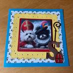 Sinterklaas kaart honden 3, Hobby en Vrije tijd, Kaarten | Zelf maken, Ophalen of Verzenden, Zo goed als nieuw, Overige thema's