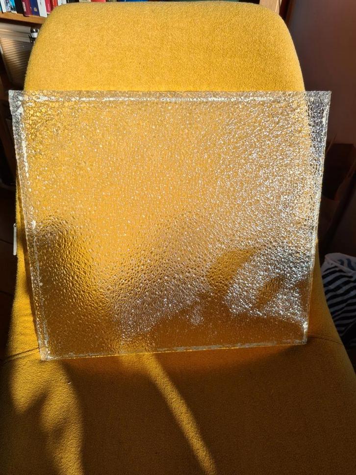 Kathedraalglas, reliëfglas, Doe-het-zelf en Verbouw, Glas en Ramen, Gebruikt, Glasplaat, Minder dan 80 cm, Minder dan 80 cm, Glas in lood