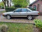 Audi 100 2.2 CD 1986 Grijs, Auto's, Audi, Origineel Nederlands, Te koop, 1210 kg, Zilver of Grijs