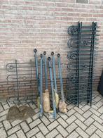 Gietijzeren hekwerk - 75x155 cm, Tuin en Terras, Ophalen of Verzenden, Gebruikt, IJzer, Sierhekwerk