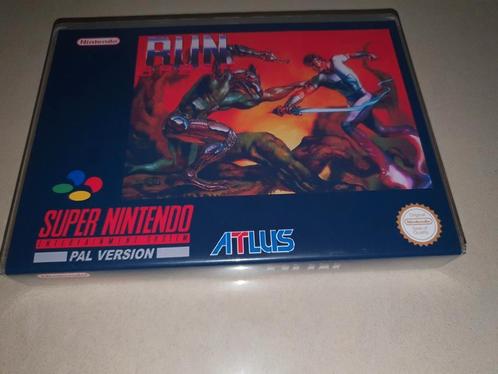 Run Saber SNES Game Case, Spelcomputers en Games, Games | Nintendo Super NES, Zo goed als nieuw, Verzenden
